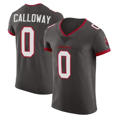 Kadarius Calloway Men's Elite Tampa Bay Buccaneers Pewter Alternate Vapor Jersey