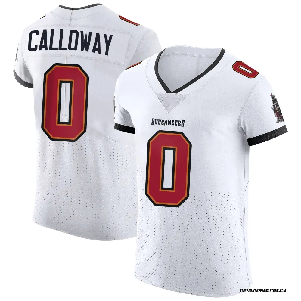 Kadarius Calloway Men's Elite White Tampa Bay Buccaneers Vapor Jersey