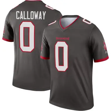 Kadarius Calloway Men's Legend Tampa Bay Buccaneers Pewter Alternate Jersey