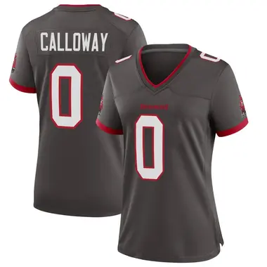 Kadarius Calloway Women's Game Tampa Bay Buccaneers Pewter Alternate Jersey