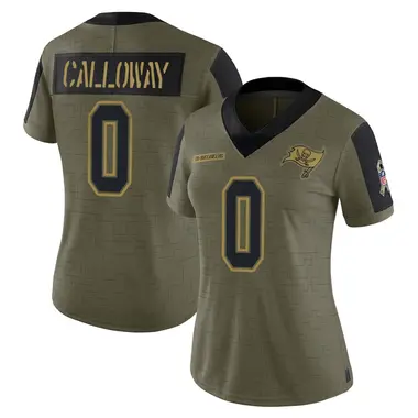Kadarius Calloway Women's Limited Olive Tampa Bay Buccaneers 2021 Salute To Service Jersey