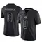 Kenny Fletcher Jr. Men's Limited Black Tampa Bay Buccaneers Reflective Jersey