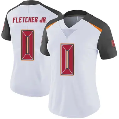 Kenny Fletcher Jr. Women's Limited White Tampa Bay Buccaneers Vapor Untouchable Jersey