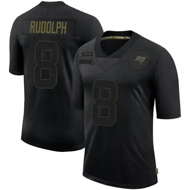 Kyle Rudolph Men's Limited Black Tampa Bay Buccaneers 2020 Salute To Service Jersey