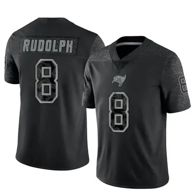 Kyle Rudolph Men's Limited Black Tampa Bay Buccaneers Reflective Jersey