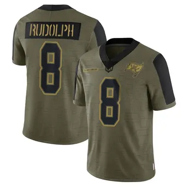 Kyle Rudolph Men's Limited Olive Tampa Bay Buccaneers 2021 Salute To Service Jersey