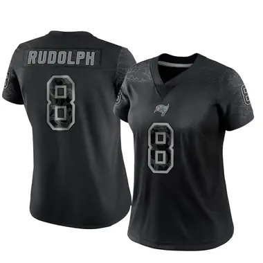 Kyle Rudolph Women's Limited Black Tampa Bay Buccaneers Reflective Jersey