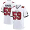 Mohamed Kamara Men's Game White Tampa Bay Buccaneers Jersey