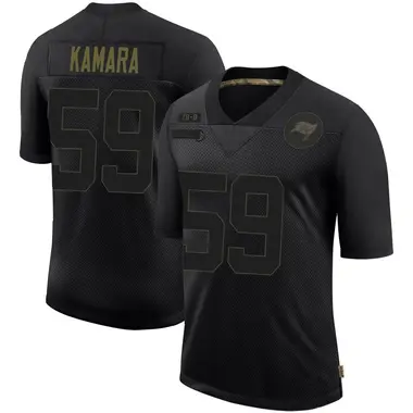 Mohamed Kamara Men's Limited Black Tampa Bay Buccaneers 2020 Salute To Service Jersey
