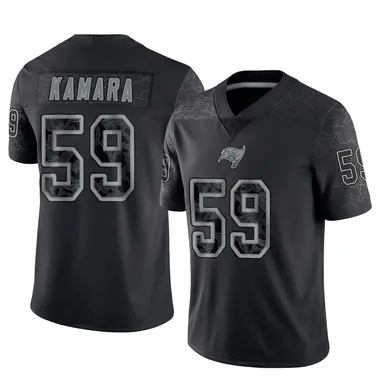 Mohamed Kamara Men's Limited Black Tampa Bay Buccaneers Reflective Jersey