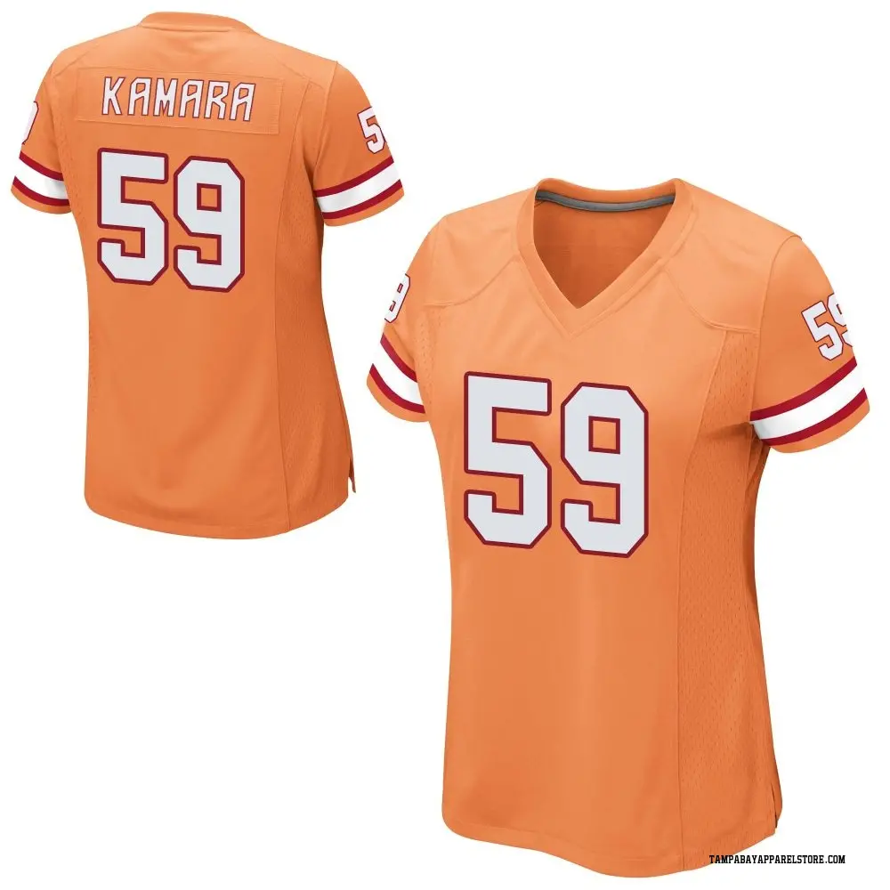 Mohamed Kamara Women's Game Orange Tampa Bay Buccaneers Alternate Jersey