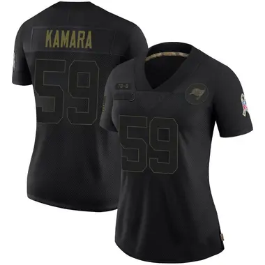 Mohamed Kamara Women's Limited Black Tampa Bay Buccaneers 2020 Salute To Service Jersey