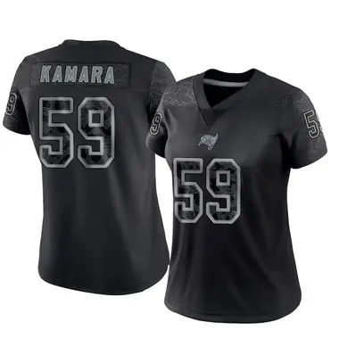 Mohamed Kamara Women's Limited Black Tampa Bay Buccaneers Reflective Jersey