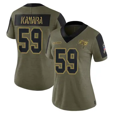 Mohamed Kamara Women's Limited Olive Tampa Bay Buccaneers 2021 Salute To Service Jersey