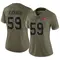 Mohamed Kamara Women's Limited Olive Tampa Bay Buccaneers 2022 Salute To Service Jersey