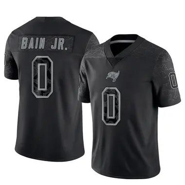 Rueben Bain Jr. Men's Limited Black Tampa Bay Buccaneers Reflective Jersey