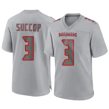 Ryan Succop Men's Game Gray Tampa Bay Buccaneers Atmosphere Fashion Jersey
