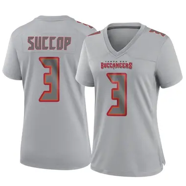 Ryan Succop Women's Game Gray Tampa Bay Buccaneers Atmosphere Fashion Jersey