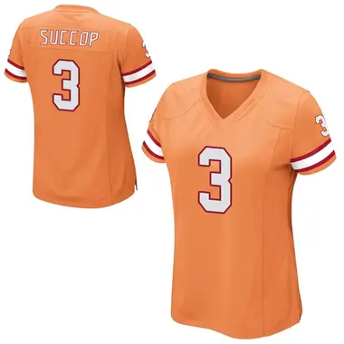 Ryan Succop Women's Game Orange Tampa Bay Buccaneers Alternate Jersey