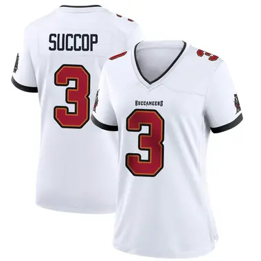 Ryan Succop Women's Game White Tampa Bay Buccaneers Jersey