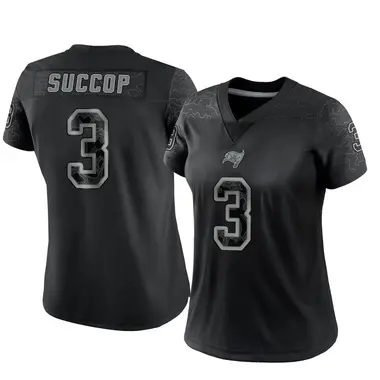 Ryan Succop Women's Limited Black Tampa Bay Buccaneers Reflective Jersey