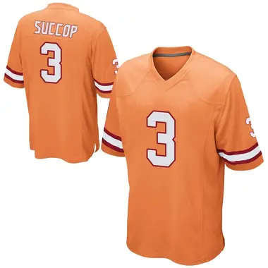 Ryan Succop Youth Game Orange Tampa Bay Buccaneers Alternate Jersey