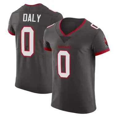 Scott Daly Men's Elite Tampa Bay Buccaneers Pewter Alternate Vapor Jersey