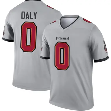 Scott Daly Men's Legend Gray Tampa Bay Buccaneers Inverted Jersey