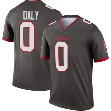 Scott Daly Men's Legend Tampa Bay Buccaneers Pewter Alternate Jersey