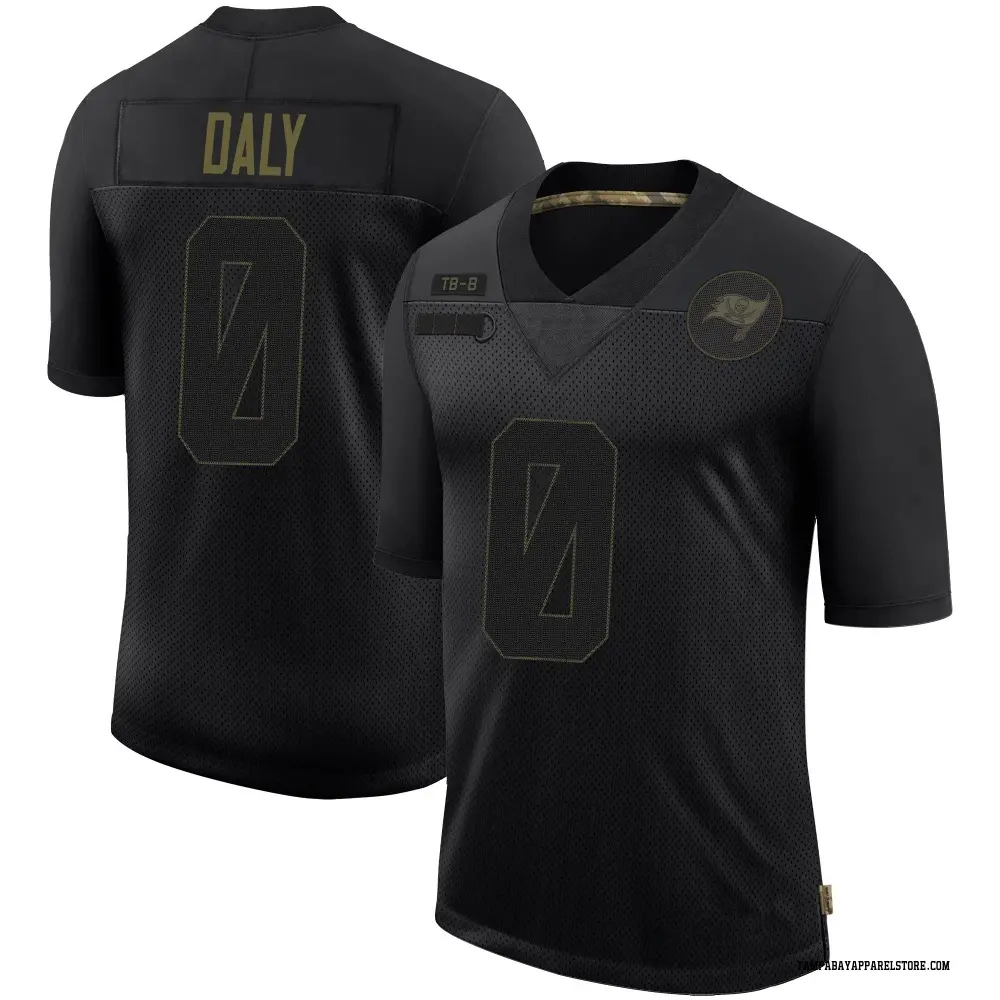 Scott Daly Men's Limited Black Tampa Bay Buccaneers 2020 Salute To Service Jersey