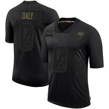 Scott Daly Men's Limited Black Tampa Bay Buccaneers 2020 Salute To Service Jersey