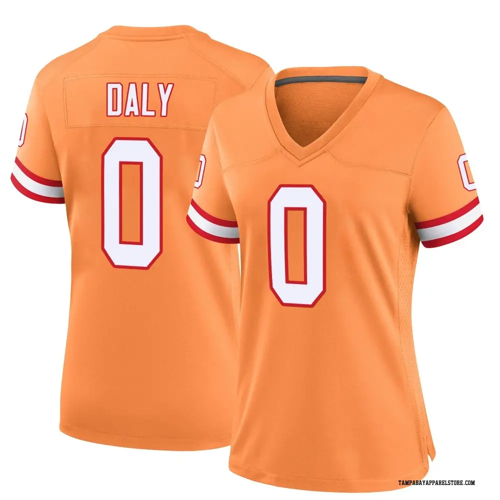 Scott Daly Women's Game Orange Tampa Bay Buccaneers Throwback Jersey