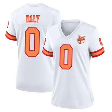 Scott Daly Women's Game White Tampa Bay Buccaneers '76 50th Season Jersey