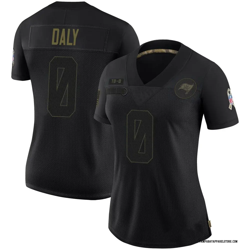 Scott Daly Women's Limited Black Tampa Bay Buccaneers 2020 Salute To Service Jersey