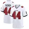 Sean Tucker Men's Game White Tampa Bay Buccaneers Jersey
