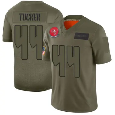 Sean Tucker Men's Limited Camo Tampa Bay Buccaneers 2019 Salute to Service Jersey