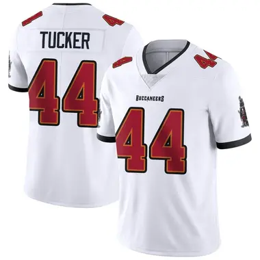 Sean Tucker Men's Limited White Tampa Bay Buccaneers Vapor Untouchable Jersey