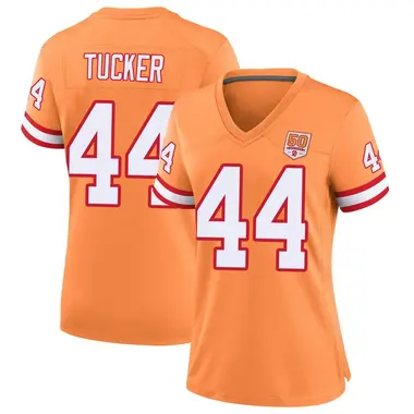 Sean Tucker Women's Game Cream Tampa Bay Buccaneers sicle 50th Season Jersey