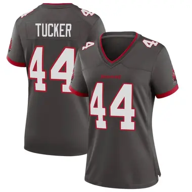 Sean Tucker Women's Game Tampa Bay Buccaneers Pewter Alternate Jersey