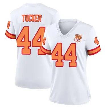 Sean Tucker Women's Game White Tampa Bay Buccaneers '76 50th Season Jersey