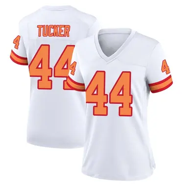 Sean Tucker Women's Game White Tampa Bay Buccaneers '76 Jersey