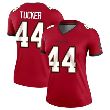 Sean Tucker Women's Legend Red Tampa Bay Buccaneers Jersey