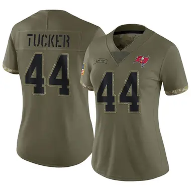 Sean Tucker Women's Limited Olive Tampa Bay Buccaneers 2022 Salute To Service Jersey