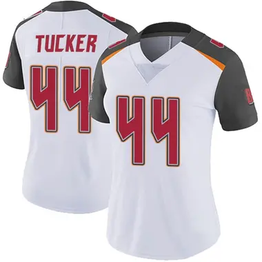 Sean Tucker Women's Limited White Tampa Bay Buccaneers Vapor Untouchable Jersey