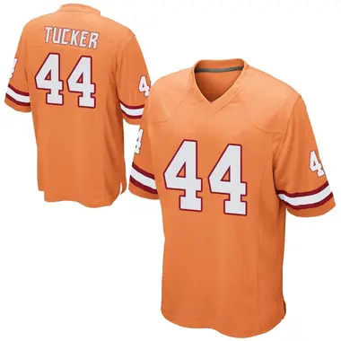 Sean Tucker Youth Game Orange Tampa Bay Buccaneers Alternate Jersey