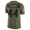 Sean Tucker Youth Limited Olive Tampa Bay Buccaneers 2025 Salute to Service Jersey