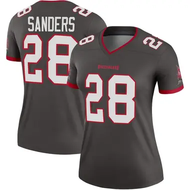 Shilo Sanders Women's Legend Tampa Bay Buccaneers Pewter Alternate Jersey