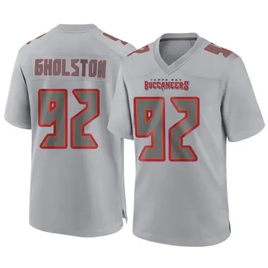 William Gholston Men's Game Gray Tampa Bay Buccaneers Atmosphere Fashion Jersey