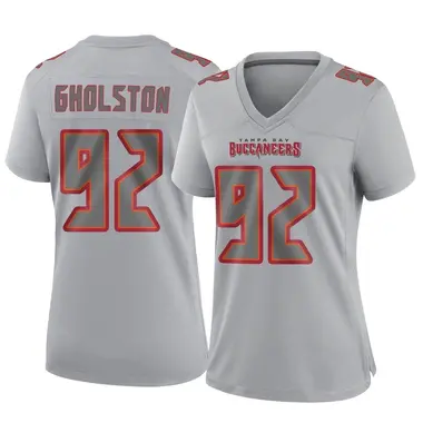 William Gholston Women's Game Gray Tampa Bay Buccaneers Atmosphere Fashion Jersey