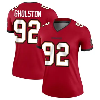 William Gholston Women's Legend Red Tampa Bay Buccaneers Jersey
